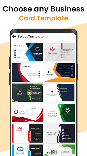 Business Card Maker & Editor Screenshot 3