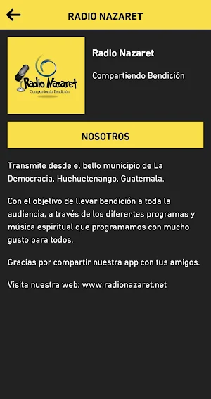 Radio Nazaret Screenshot 1