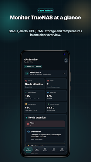 NAS Monitor Screenshot 0