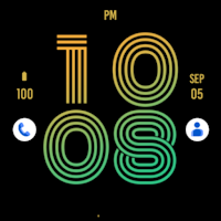 Beauty Orange Tosca Watch Face