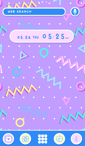 The 90s Style Theme +HOME Screenshot 3