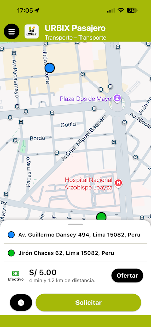 URBIX Pasajero Screenshot 0