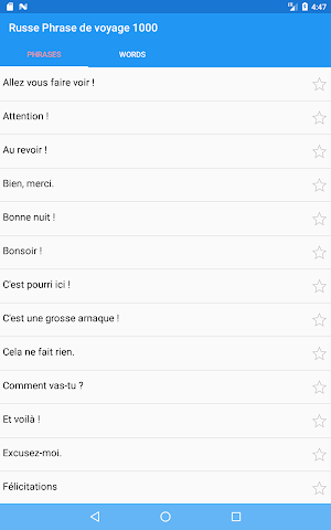 Russe Phrase de voyage 1000 Screenshot 2