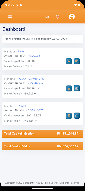 Phillip Invest MY Screenshot 0