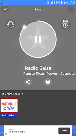 App Radio De Salsa Musica Screenshot 1