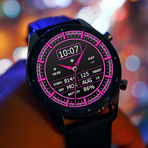 Key WF39 Hybrid Watch Face Screenshot 1