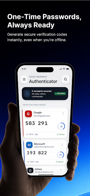 Simple Authenticator: TOTP Screenshot 0