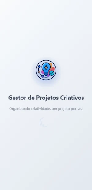Gestor de Projetos Criativos Screenshot 0