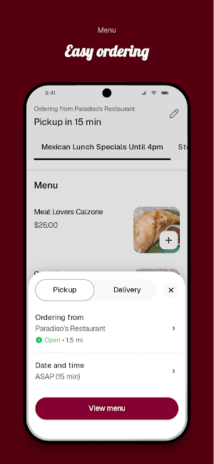 Paradiso's Restaurant Screenshot 2