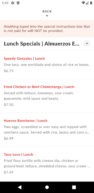 Fiesta Mexicana To Go Screenshot 2