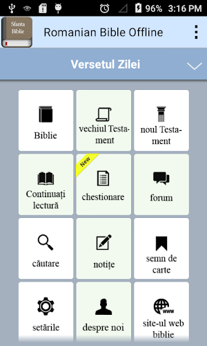 Romanian Bible Offline Screenshot 0