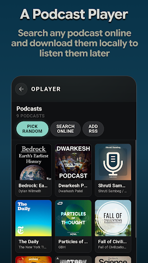 o-Player: A Music Player Screenshot 2