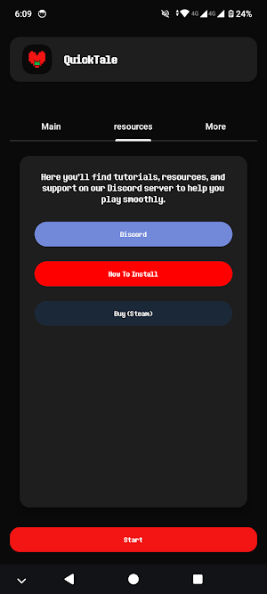 QuickTale(Undertale launcher) Screenshot 2