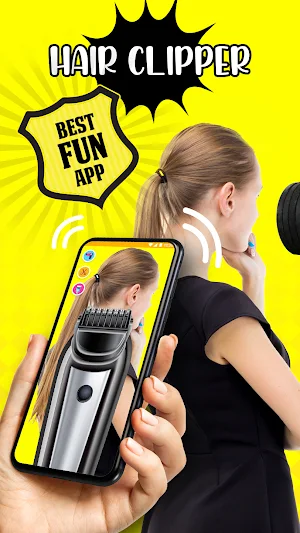 Hair Clipper: Prank, Scissors, Razor, Fart Sounds Screenshot 0