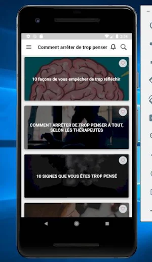Comment arrêter de trop penser Screenshot 0