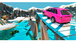 Car Crash Crossovers Stunts Screenshot 1