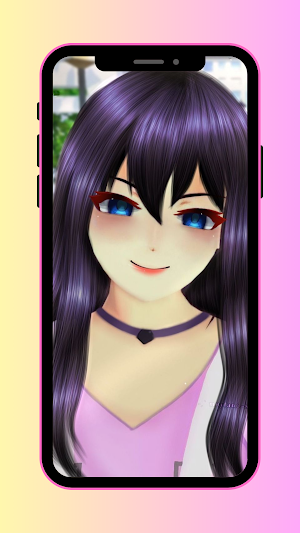 Sakura School Hijab Wallpaper Screenshot 2