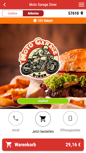 Moto Garage Diner Screenshot 0