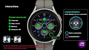 JW110 jwstudio watchface Screenshot 2