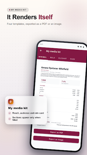 MediaKitStudio: Rate Card Screenshot 2