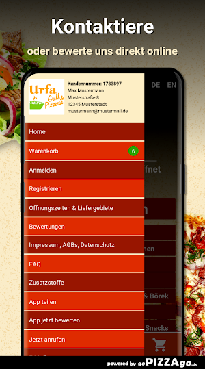Urfa Grill - Pizzeria Kassel Screenshot 2