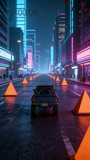 Lonely Car Drive Simulator Screenshot 0