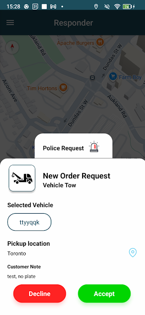 FocalTow Responder Screenshot 3