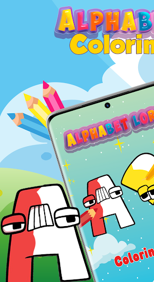 Alphabet Lore Coloring Numbers Screenshot 1
