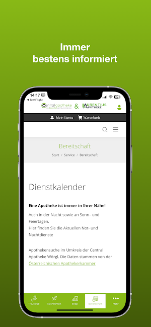Central/Laurentius Apotheke Screenshot 2