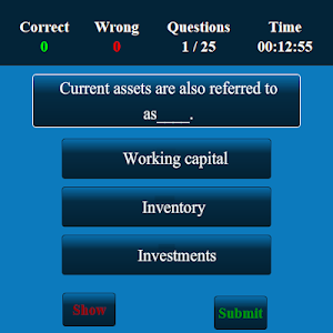 Marketing Finance MCQ Screenshot 1