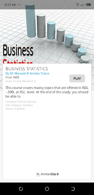 Anntex Edu U - Students Screenshot 1