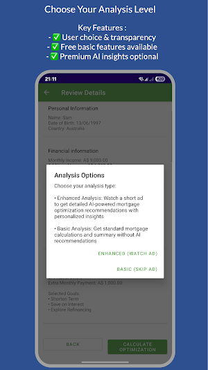 Mortgage Optimiser Screenshot 2