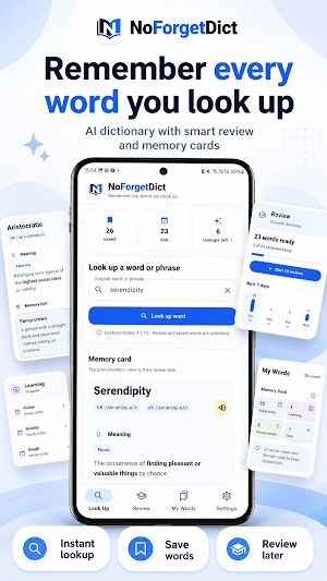 NoForgetDict - AI Dictionary Screenshot 0
