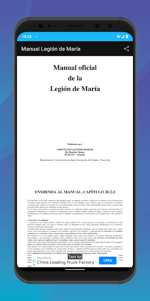 Manual Legion de Maria Oficial Screenshot 1