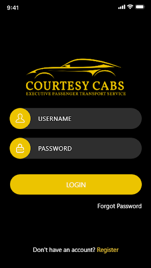 Courtesy Cabs Screenshot 1