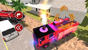 Fire Truck Simulator 2025 Screenshot 1