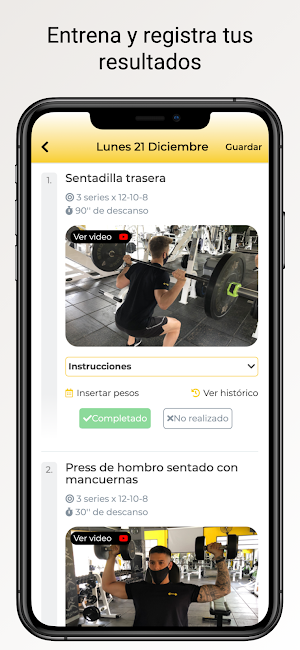 MoFitness Training Screenshot 1