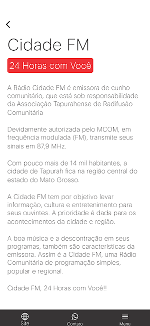 Cidade FM Screenshot 1