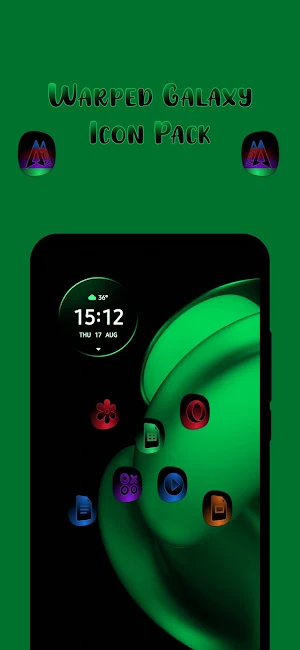 Warped Galaxy Icon Pack Screenshot 3