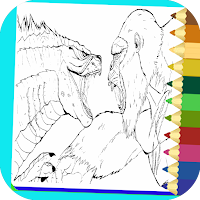 Godzilla Vs kong Coloring