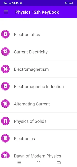 Physics 2nd Year KeyBook Screenshot 3