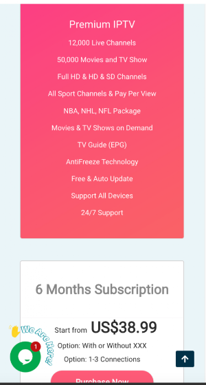 SmartxIPTV IPTV Service Screenshot 3