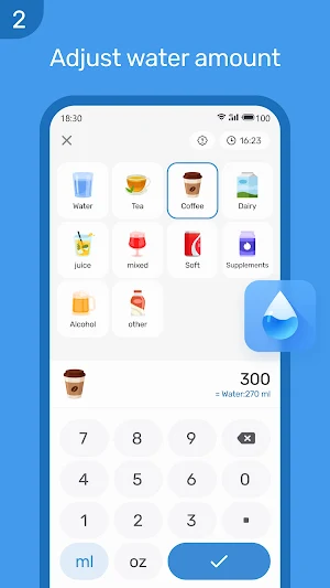 Health Tracker: Water Reminder Screenshot 2