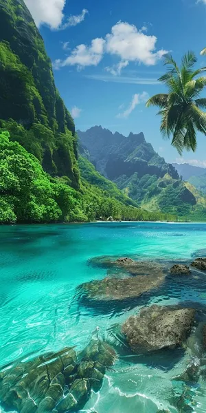 Calm Ocean WallD Screenshot 0