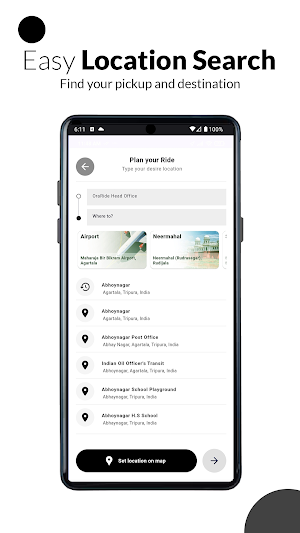 OraRide - Request a ride Screenshot 1
