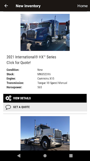 East Coast International Trucks Screenshot 3