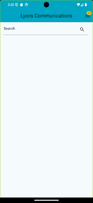 Lyons Communications Screenshot 0