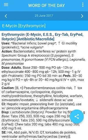Nurse's Pocket Drug Guide 2015 Screenshot 2