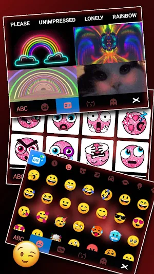 Red Heartbeat Keyboard Theme Screenshot 3