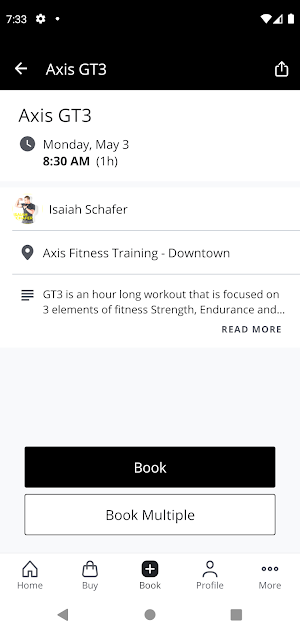 Axis Fitness + Training Screenshot 2